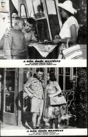 cca 1965 előtt készült ,,A kék öböl rejtélye" című szovjet film jelenetei és szereplői, 17 db v...