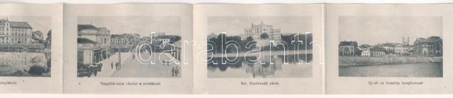 Ungvár, Uzshorod, Uzhhorod, Uzhorod; vár. 10-képes leporellolap / castle. leporellocard with 10 imag...