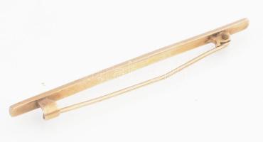 14K arany (Au) bross, 2,6g, 5,5 cm