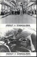 cca 1977 ,,Kísérlet a szabadulásra" című jugoszláv film jelenetei és szereplői, 6 db produkciós...