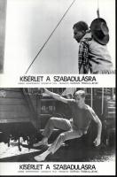 cca 1977 ,,Kísérlet a szabadulásra" című jugoszláv film jelenetei és szereplői, 6 db produkciós...