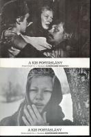 cca 1980 ,,A kis postáslány" című szovjet film jelenetei és szereplői, 8 db produkciós filmfotó...