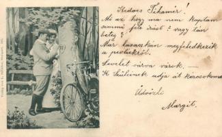 1899 Bicycle couple