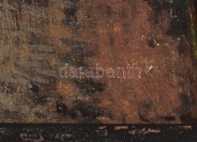 Olvashatatlan jelzéssel (jelezve jobbra lent), XX. sz eleje: Velencei részlet. Olaj, fa. 32,5x23 cm