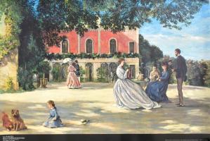 2 db impresszionista festmény reprodukció plakát, feltekerve, 68x48 cm