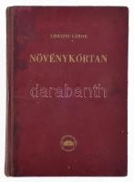 Ubrizsi Gábor: Növénykórtan. 1952, Bp., Akadémiai, sérült egészvászon kötés, sérült gerinccel