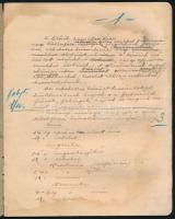 cca 1930 Likőr recepteket tartalmazó kézzel írt füzet. Klf akár ma is kapható likőrök házi változata...