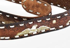 2 db mexikói bőr öv, kopott