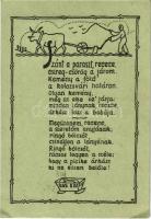 Szánt a paraszt, recece, csireg-csörög a járom, kemény a föld a kolozsvári határon. Magyar irredenta levelezőlap / Hungarian irredenta postcard + "1940 Szatmárnémeti visszatért" So. Stpl (EK)