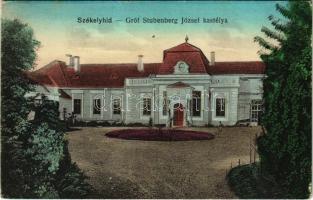 1917 Székelyhíd, Sacueni; Gróf Stubenberg kastélya / castle (EK)