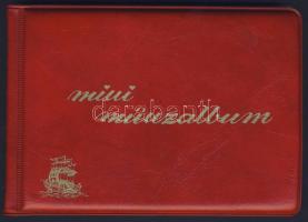 Kis érmegyűjtő zsebalbum, 48 férőhellyel, 40x40mm, használt