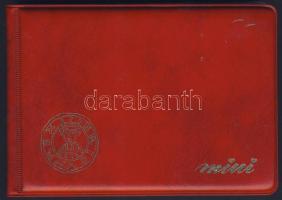 Kis érmegyűjtő zsebalbum, 48 férőhellyel, 40x40mm, használt