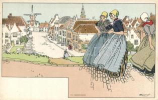 Dutch folklore, Vlissingen litho s: H. Cassiers (EK)