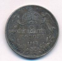 1913KB 2K Ag "Ferenc József" T:VF patina Adamo K6