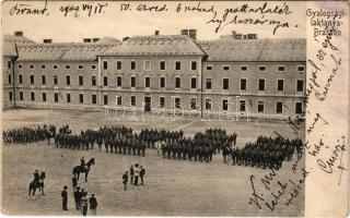 1907 Brassó, Kronstadt, Brasov; Gyalogsági laktanya, katonák / military infantry barracks, soldiers