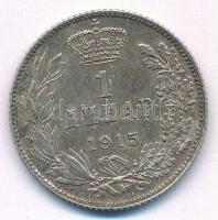 Szerbia 1915. 1D Ag "I. Péter" T:XF patina
Serbia 1915. 1 Dinar Ag "Petar I" C:...