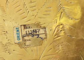 Halas tál. Zománcozott réz 25 cm