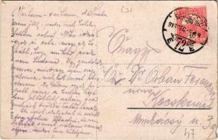 1918 Sátoraljaújhely, M. kir. állami borpince. Vasúti levelezőlapárusítás 1580. (b)