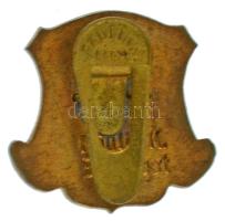 1932. "32. - D.Z.T.E" zománcozott gomblyukjelvény "PAULIK K BPEST" gyártói jelzé...