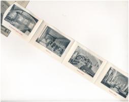 Szatmárnémeti, Satu Mare; Irgalmasnénék Anyaháza. leporellólap 10 képpel / nunnery. leporellocard wi...