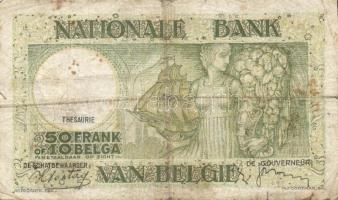 Belgium 1938.5.21. 50Fr/10B T:III