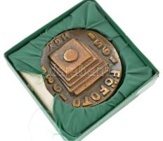 Holdas György (1944-) 1984. "Főfotó 1951-1981 / Laborház - Főfotó" öntött bronz emlékérem ...