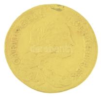 Erdélyi Fejedelemség 1737. Dukát Au III. Károly Gyulafehérvár (3,38g) T:XF,VF kissé hullámos lemez, lyuktömött /  Principality of Transylvania 1737. Ducat Au Charles III (Charles VI) Alba Iulia (3,38g) C:XF,VF slightly wavy coin, plugged hole  Huszár E.: 900/a., Unger E. .: 557.