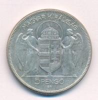 1930. 5P Ag "Horthy jobbra" hajas T:XF Adamo P8