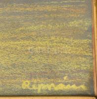 Rip... jelzéssel: Pirkadat. Pasztell, papír. üvegezett keretben 26x19 cm