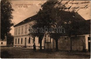 1918 Légrád, Római katolikus iskola, tűzoltószertár / school, fire station (EK)