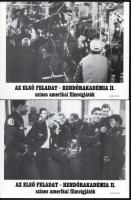 1985 ,,Az első feladat - Rendőrakadémia II." című amerikai filmvígjáték jelenetei és szereplői,...