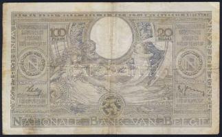 Belgium 1939.3.3. 100Fr/20B T:III