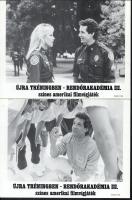 cca 1986 ,,Újra tréningben - Rendőrakadémia III." című amerikai filmvígjáték jelenetei és szere...