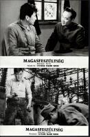 ,,Magasfeszültség" című koreai film jelenetei és szereplői, 9 db vintage produkciós filmfotó (vitrinfotó, lobbyfotó) ezüst zselatinos fotópapíron, a használatból eredő (esetleges) kisebb hibákkal, 18x24 cm