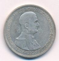 1930. 5P Ag "hajas Horthy jobbra" T:XF patina Adamo P8