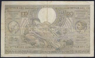Belgium 1942.10.2. 100Fr/20B T:III