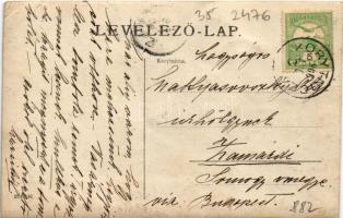 1906 Koritnyica, Korytnica; Duna Villa. photo (kis szakadás / small tear)