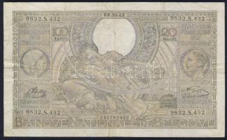Belgium 1942.10.9. 100Fr/20B T:III