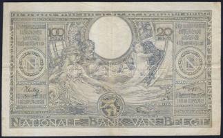 Belgium 1942.10.9. 100Fr/20B T:III