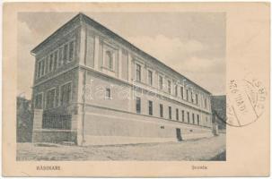 1924 Resinár, Rasinari (Nagyszeben, Sibiu); Scoala / iskola / school (fa)