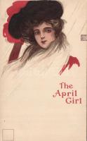 The April Girl litho s: FRK
