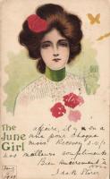 The June Girl litho s: FRK (EB)