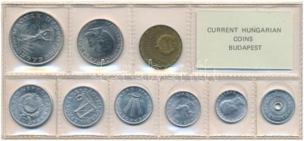 1973. 2f-10Ft (9xklf) érmés forgalmi sor fóliatokban T:UNC,AU Adamo FO6