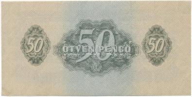 1944. 50P "A Vöröshadsereg Parancsnoksága", "BB 351087" T:AU,XF több kisebb hajl...