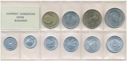 1983. 2f-20Ft (10xklf) érmés forgalmi sor fóliatokban T:UNC Adamo FO16