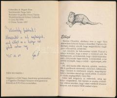 Gera Pál: Vidrás történetek. DEDIKÁLT! Bp., 1995, Föld Napja Alapítvány. Kiadói papírkötés