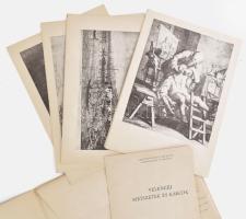 Fenyő Iván: Velencei metszetek és karcok. Bp., 1968, szépművészeti múzeum. 7 p + 12 t. Kiadói karton...