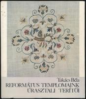 Takács Béla: Református templomaink úrasztali terítő. Bp., 1983, Református Zsinati Iroda Sajtóosztálya. Gazdag képanyaggal illusztrált. Kiadói kartonált papírkötés, kissé kopott, kissé foltos borítóval. Megjelent 3000 példányban. + 10 db református könyvjelzővel.