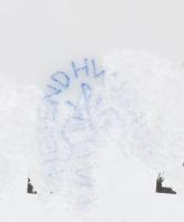 Herendi Viktória mintás tálka. Kézzel festett, jelzett, kis kopással 14x11 cm