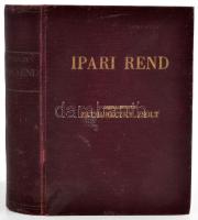 Zathureczky Zsolt: Ipari rend. Bp., [1941], szerzői kiadás (May János-ny.), 423+(1) p. Kiadói egészvászon-kötés, a borítón némi kopással. (Ritka!)